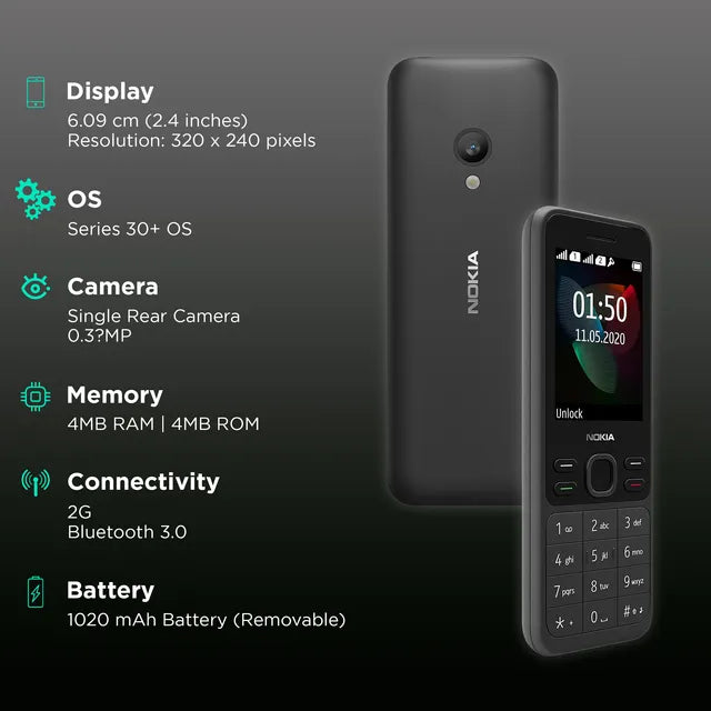 Nokia 150 Dual SIM Premium Keypad Phone