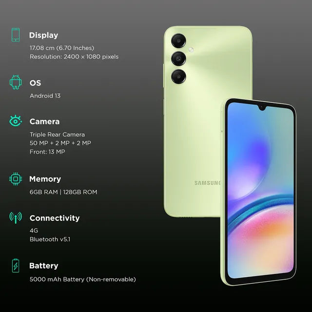 SAMSUNG Galaxy A05s-Light Green