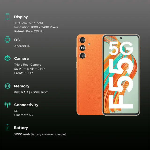 Samsung Galaxy F55 5G-Apricot Crush