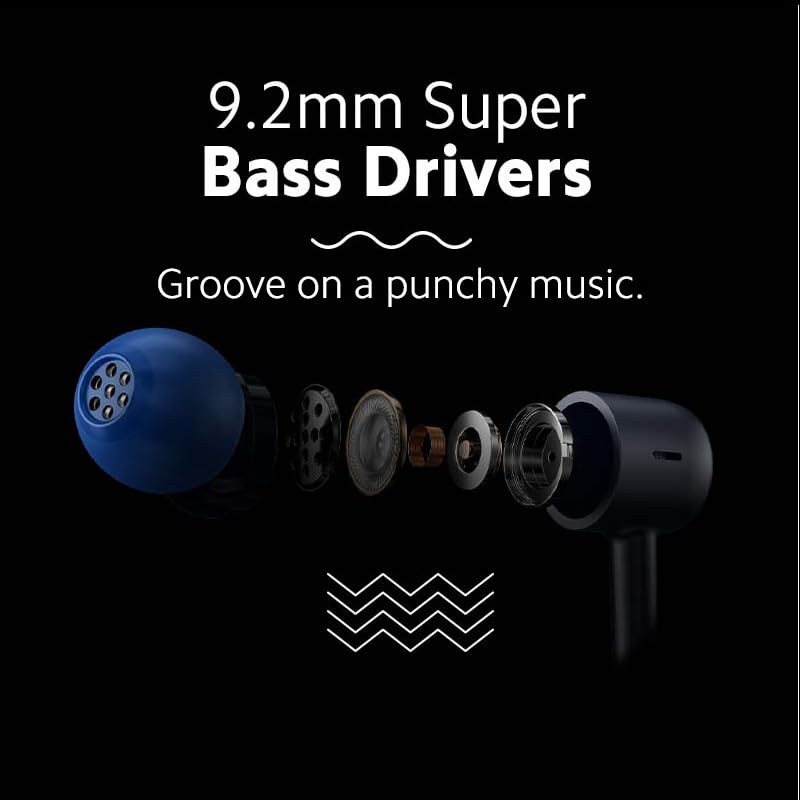 Redmi Sonic BASS Wireless in Ear Earphones 2 with Dual Mic ENC, Fast Charging, Multi Point Pairing, Low Latency, Bluetooth v5.2, IPX5, Upto 16 hrs of Playback with Type C Support (Blue)