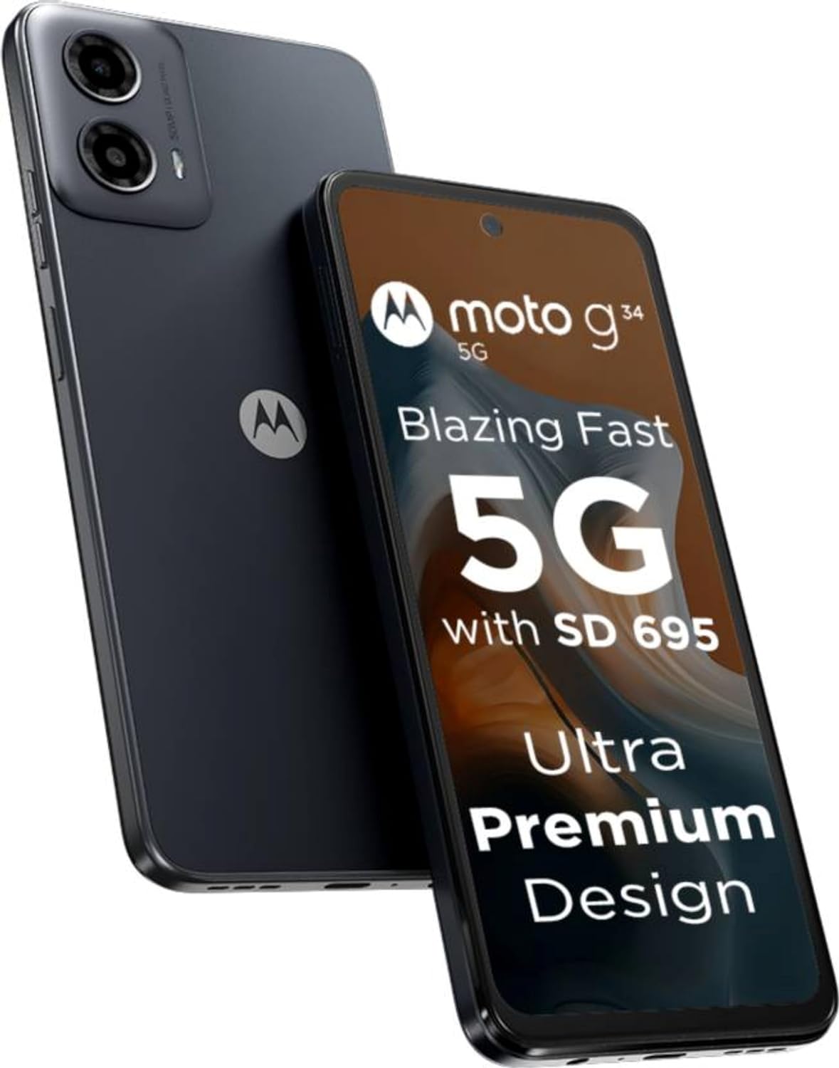 Motorola G34 5G-Charcoal Black