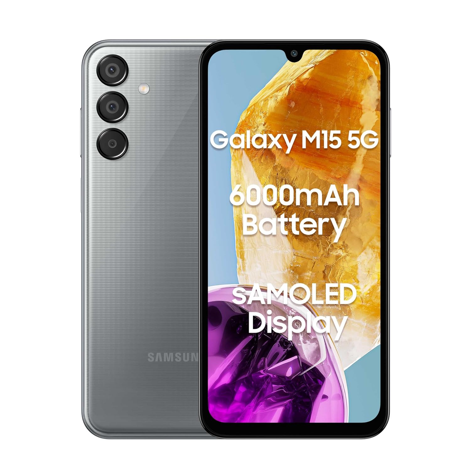 Samsung Galaxy M15 5G-Stone Grey