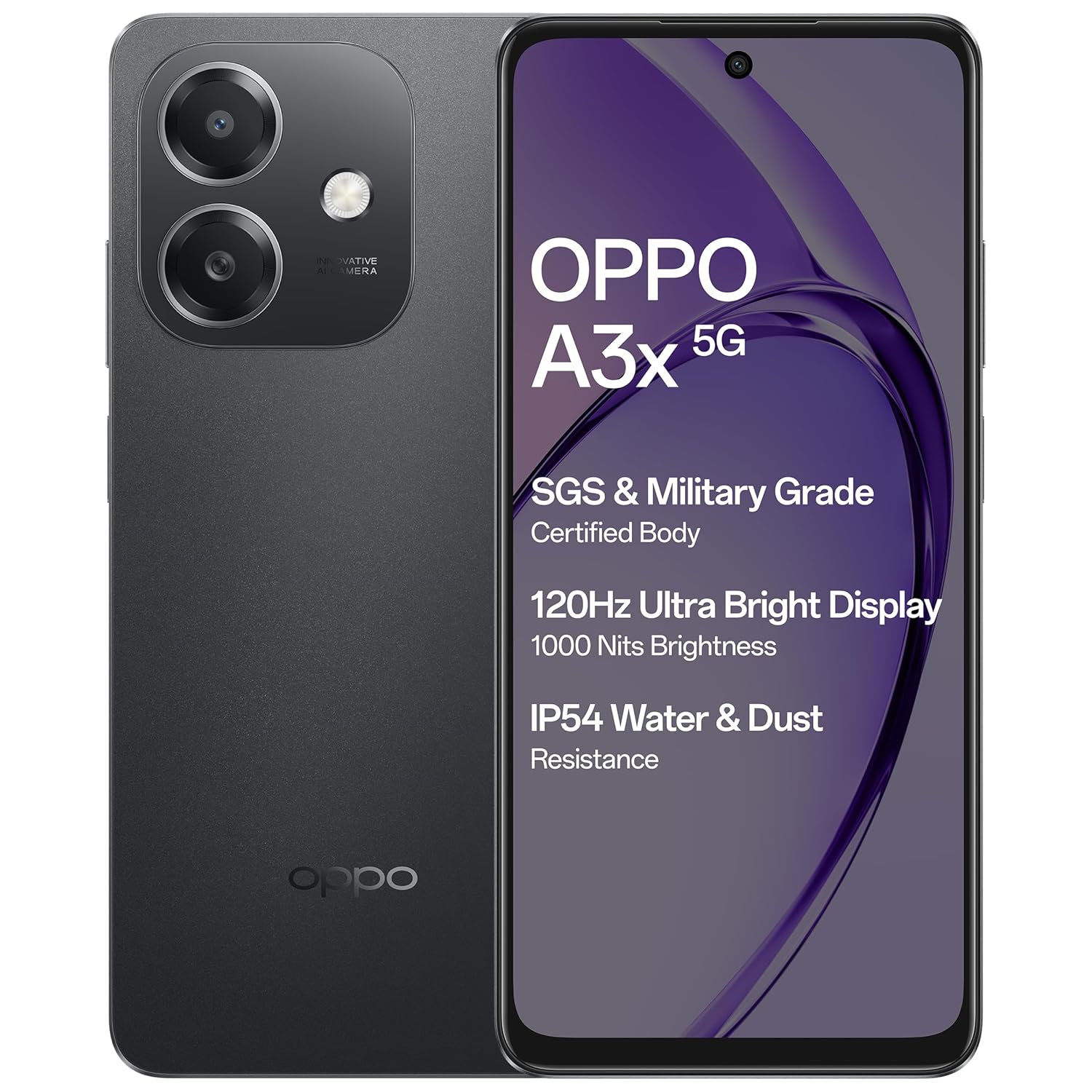 Oppo A3X 5G-Sparkle Black