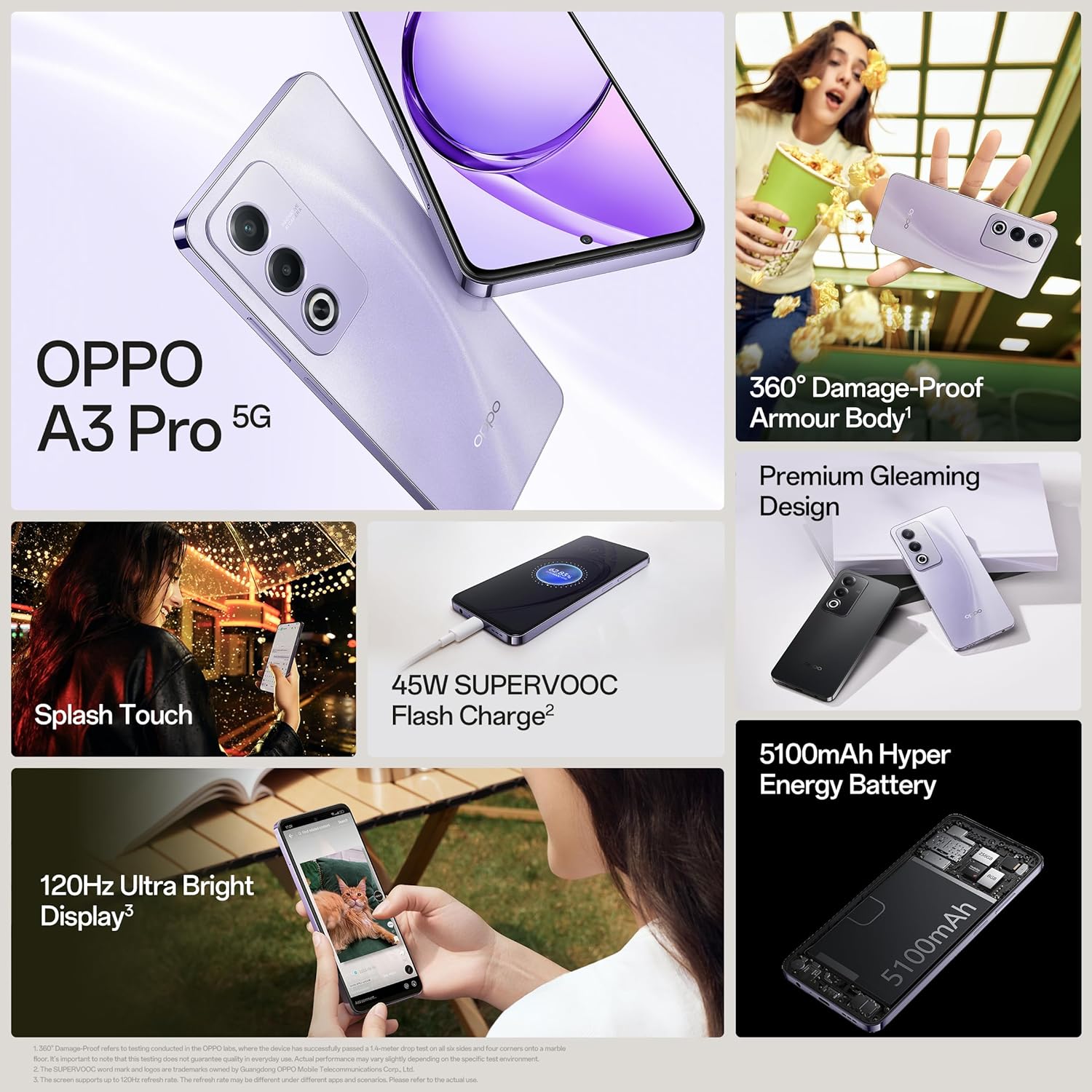 OPPO A3 Pro 5G-Moonlight Purple