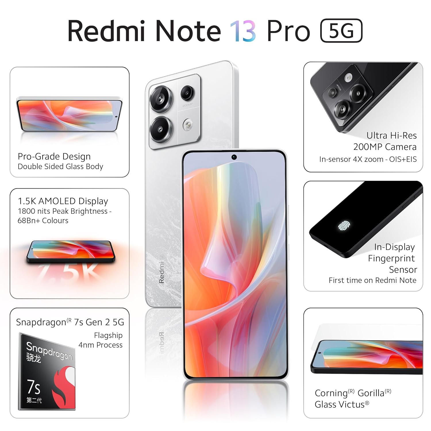 Redmi Note 13 Pro-Arctic White