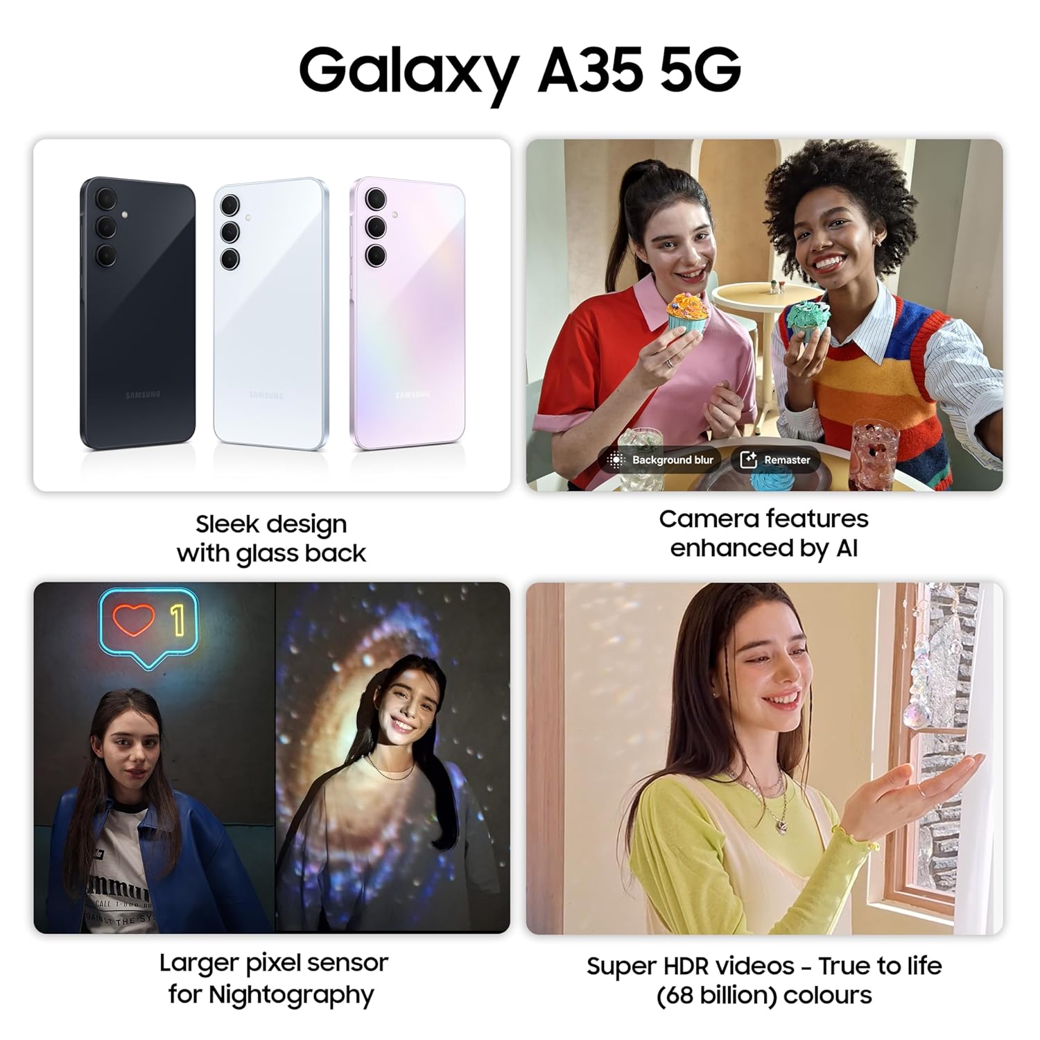 Samsung Galaxy A35 5G-Awesome Iceblue