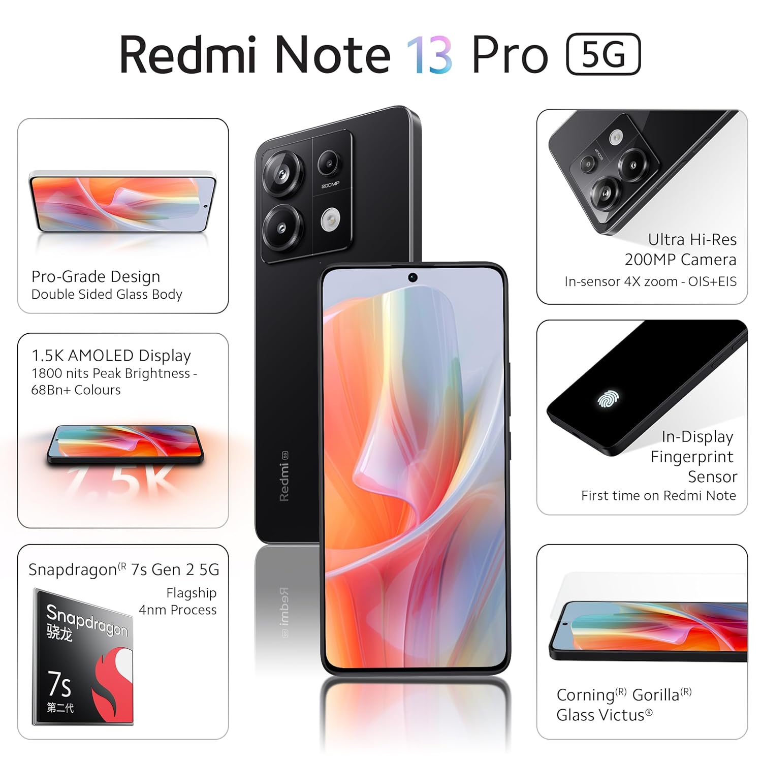 Redmi Note 13 Pro-Midnight Black