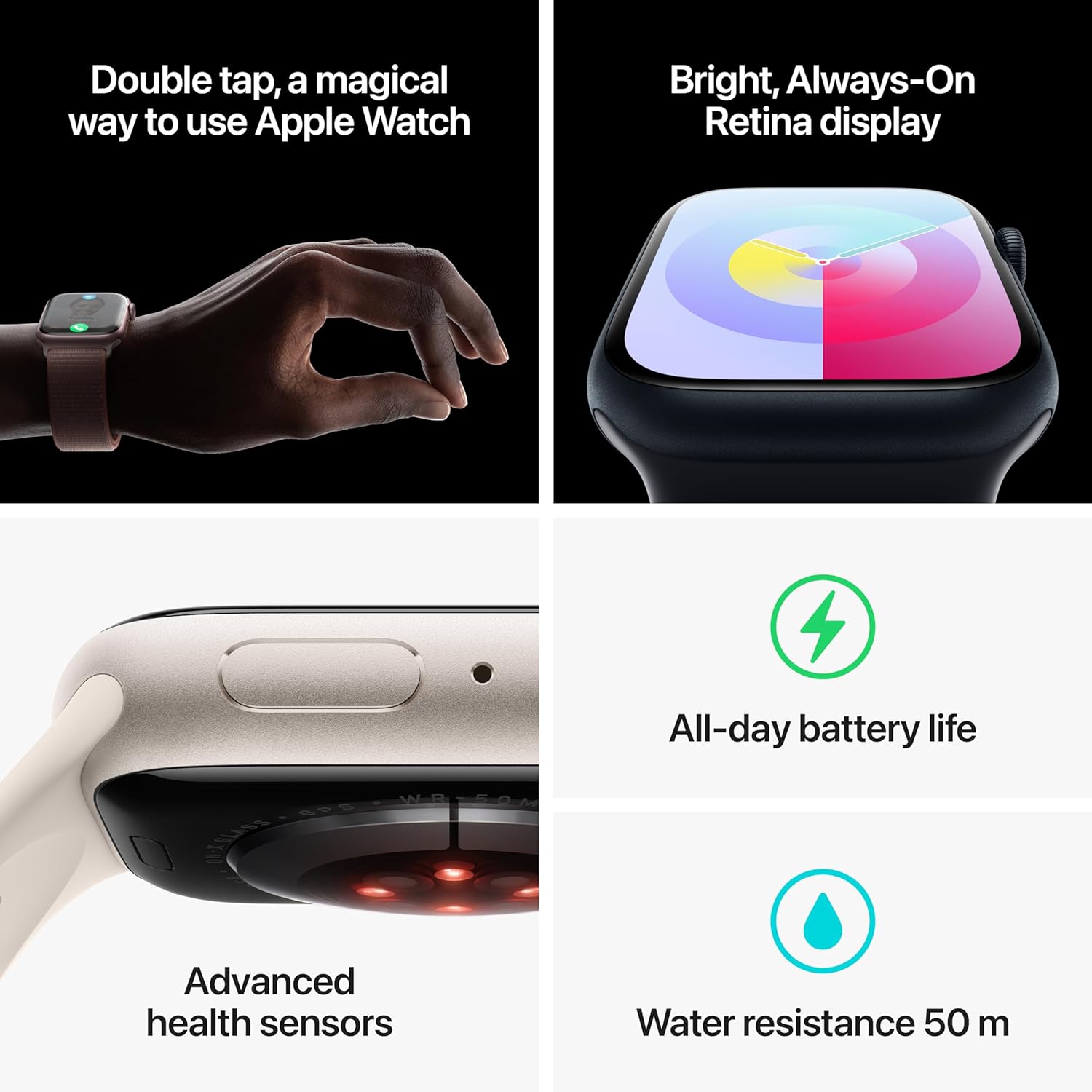 Apple Watch Series 9 GPS-Starlight